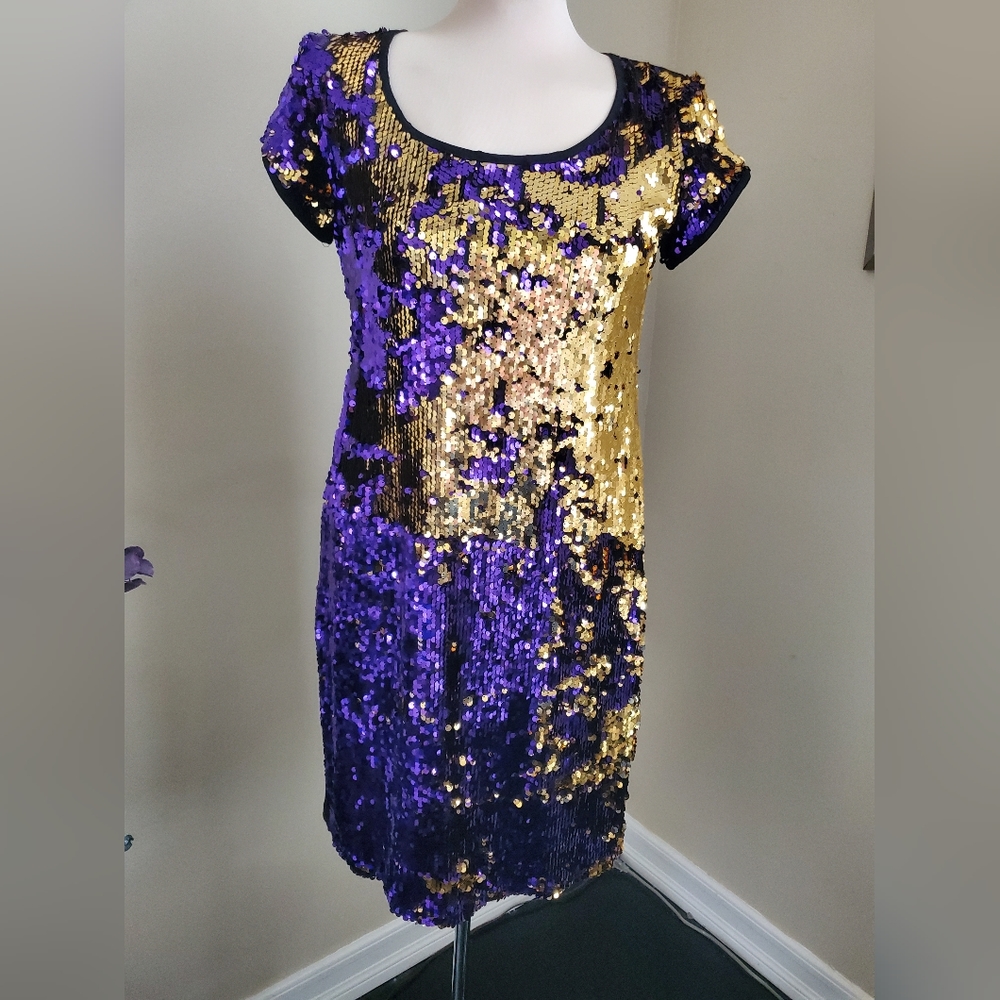 TIANA B sequin party dress size small (4/6)